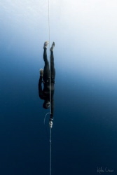 Thibault Guignes from France, champion freediver on his w... by Kohei Ueno 